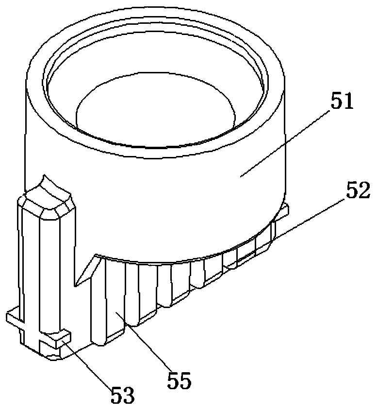 External driving type quick switch structure