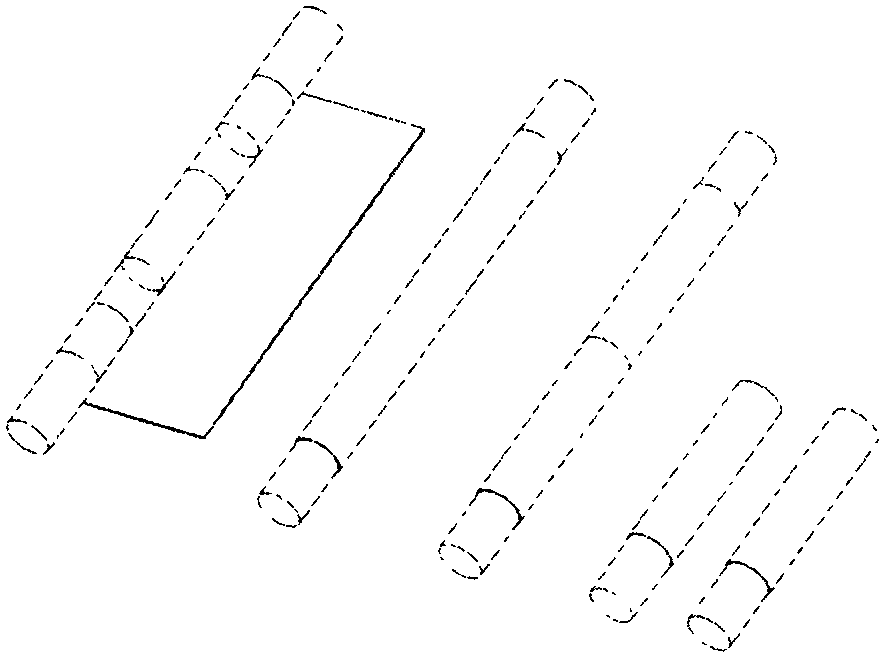 Method for synchronously supplying short cigarettes in manufacture of heating incombustible cigarettes