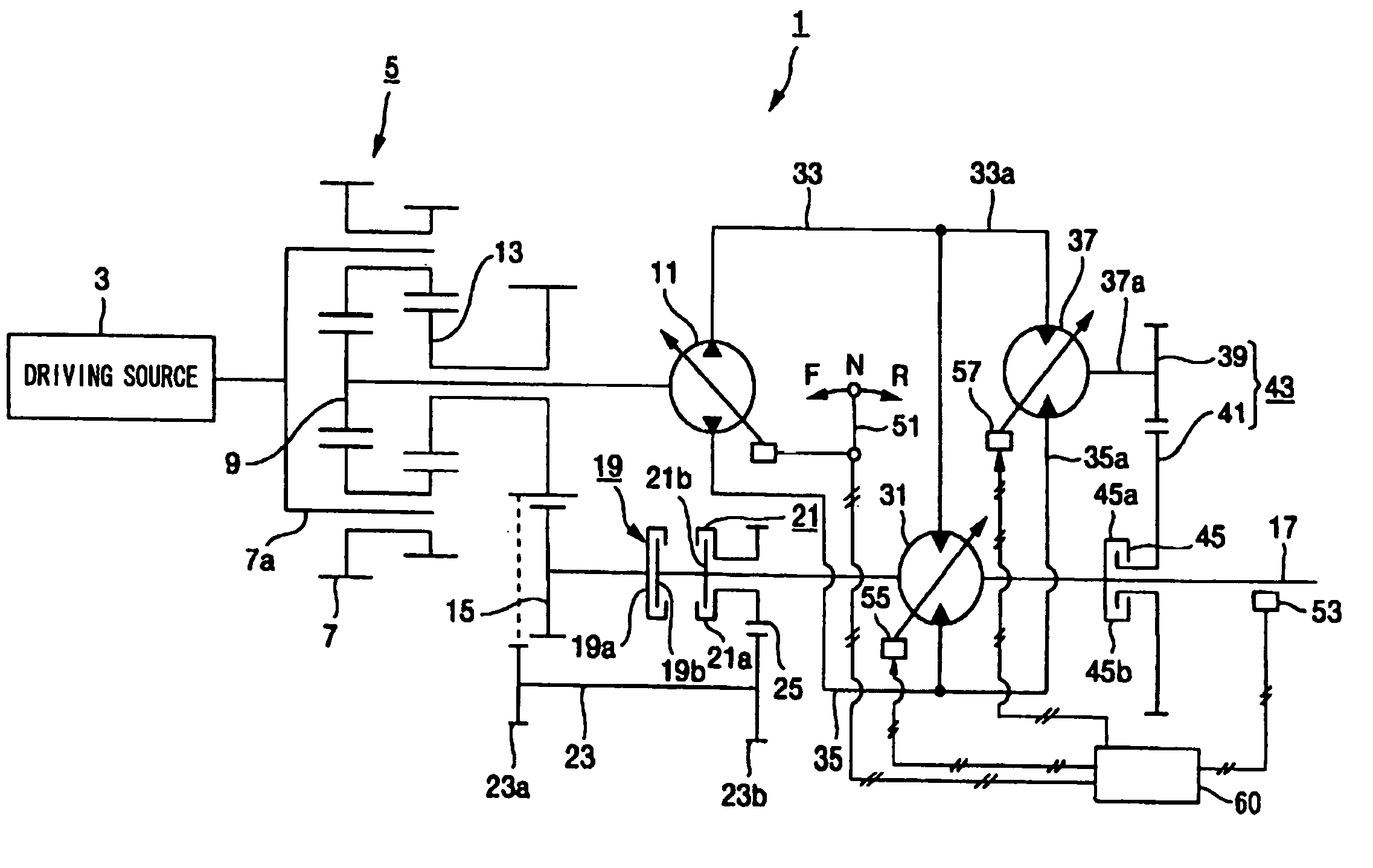 Hydromechanical transmission