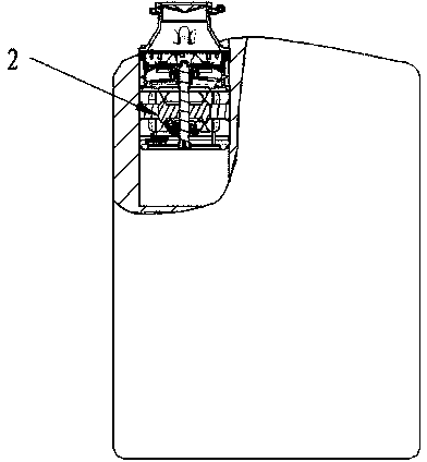 Method and device for purifying and recycling organic garbage from kitchen