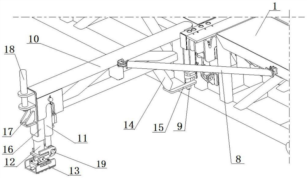 Foldable power catwalk