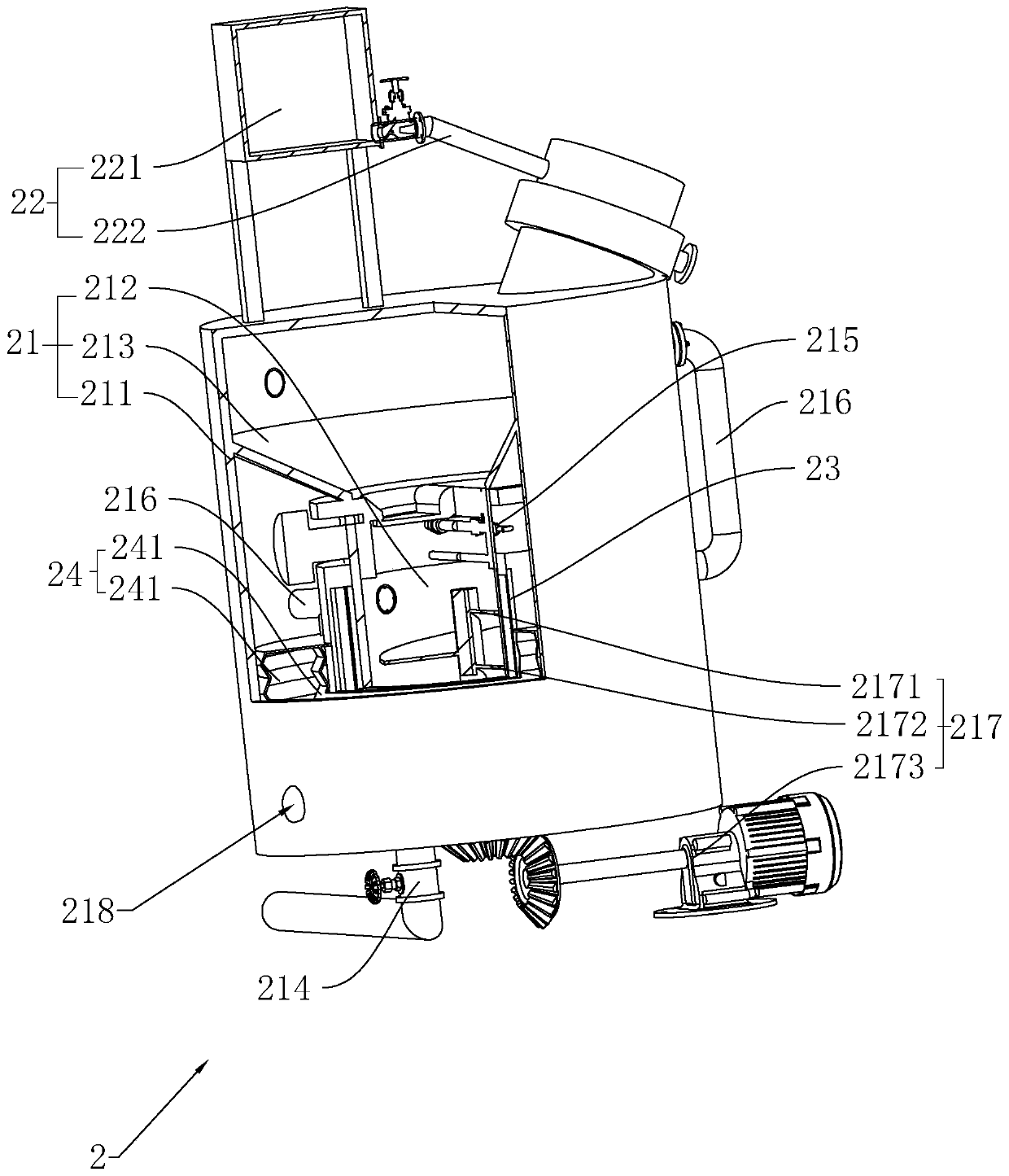 Road milling asphalt waste recycling device