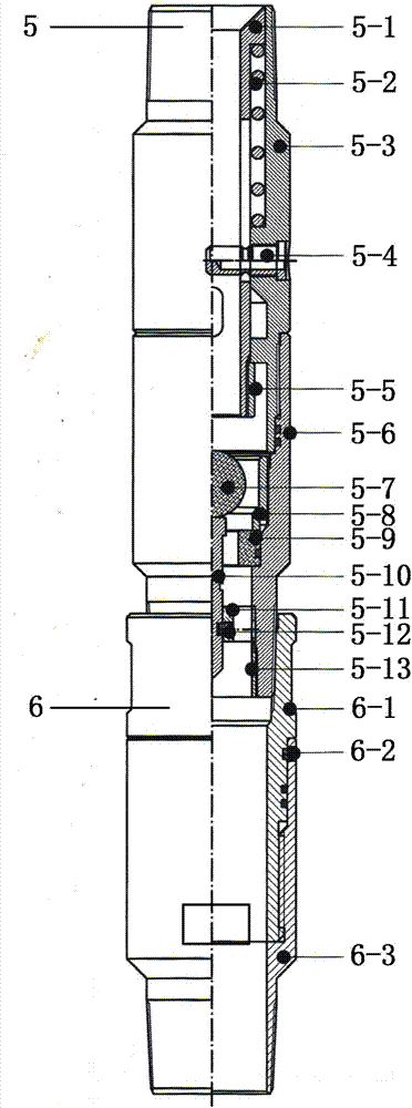 Steam flooding well production string and implementation method