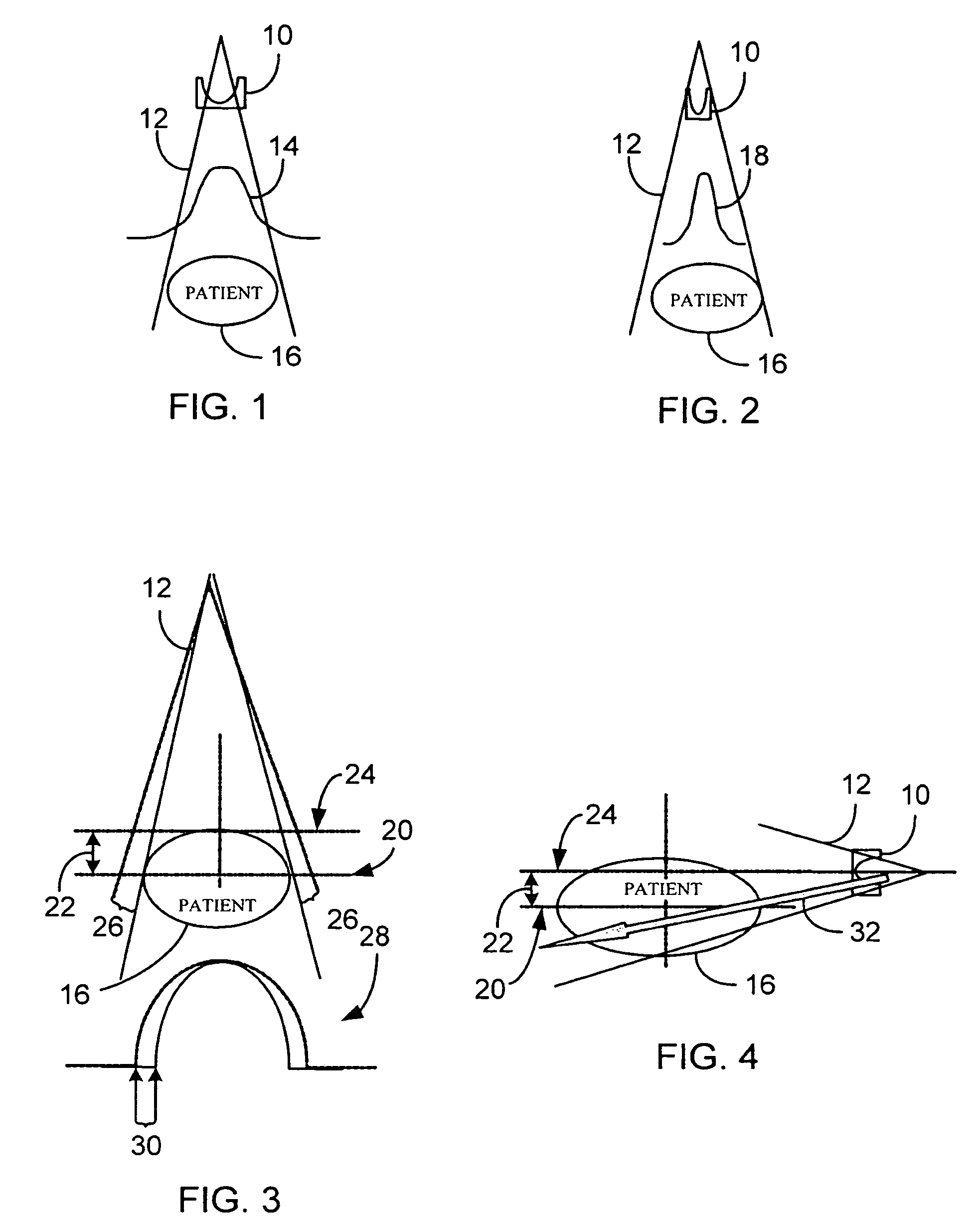 System and method of collecting imaging subject positioning information for x-ray flux control