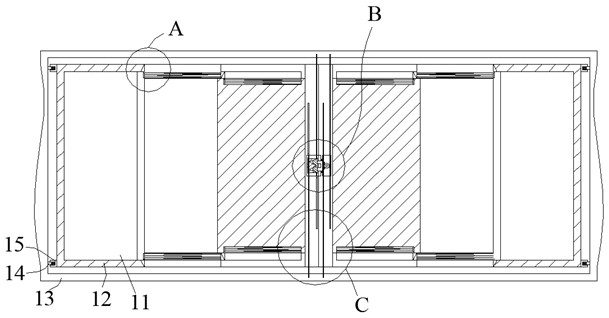 Linkage door lock