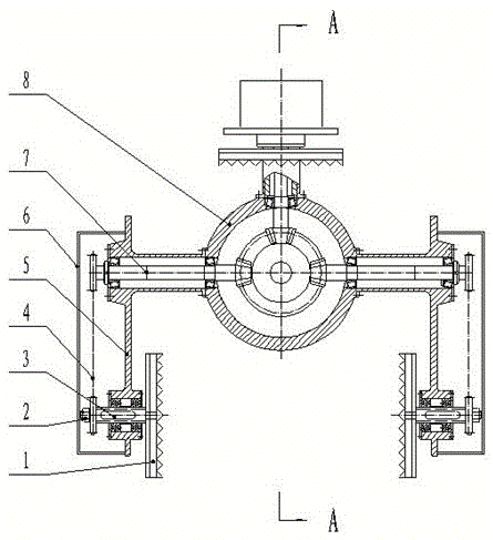 Vertical three-dimensional pruning machine for tea gardens