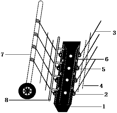 Suspended groove type potato soilless culture method