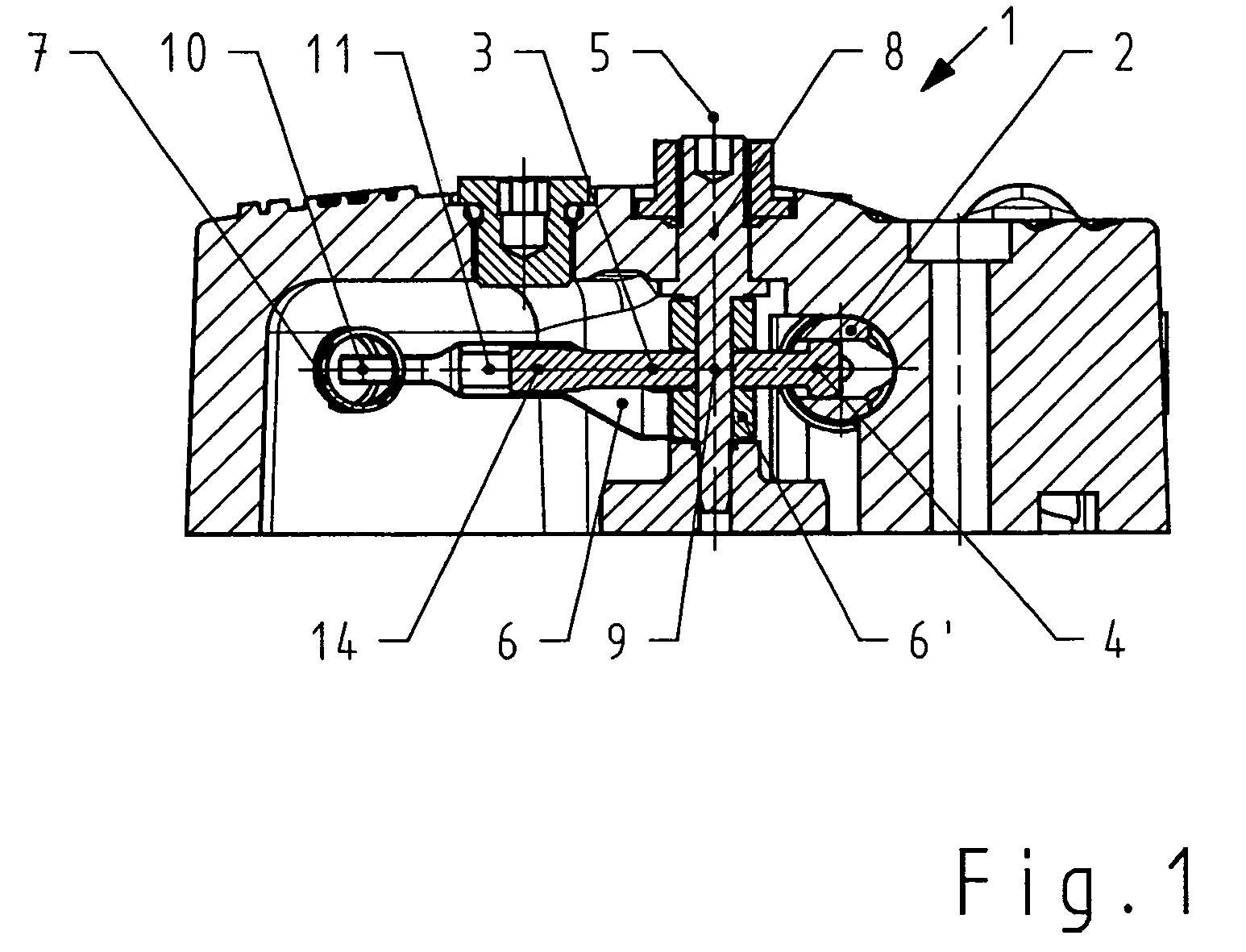 Axial piston machine having a device for the electrically proportional adjustment of the volumetric displacement