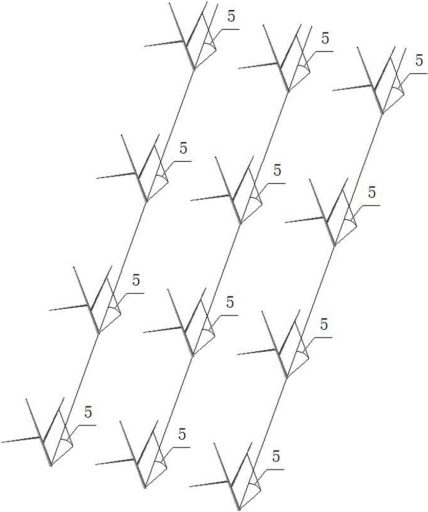 Inverted-umbrella-shaped cultivation technology for peach trees