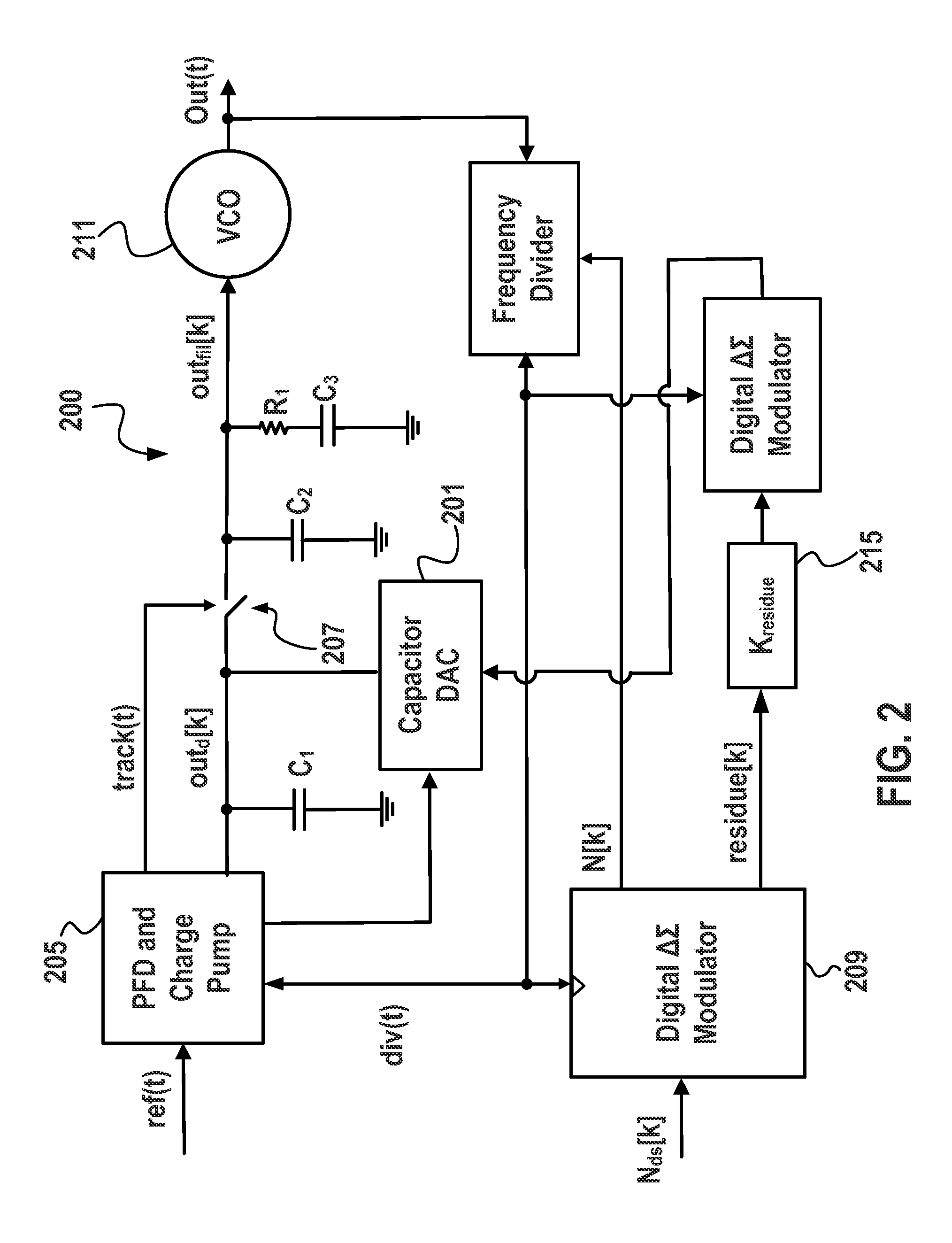 Cancellation of delta-sigma quantization noise within a fractional-n PLL with a nonlinear time-to-digital converter