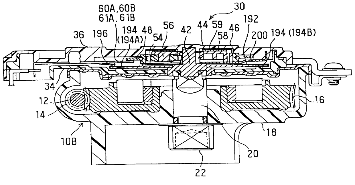 Position detector for motor