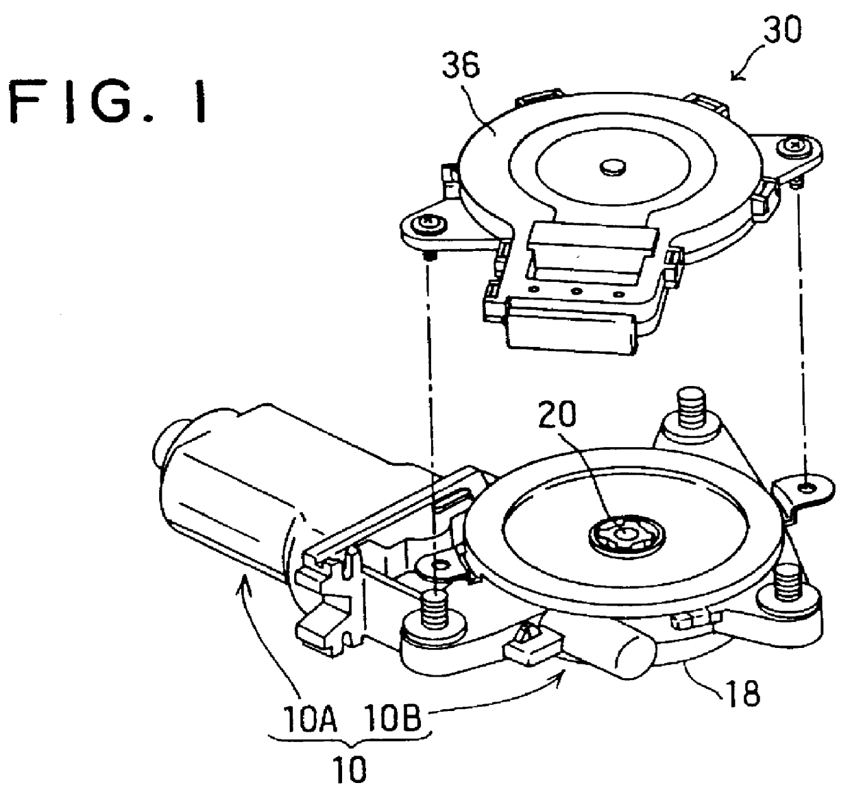 Position detector for motor