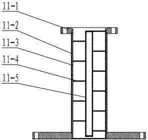 Climbing film type multi-effect water distillator