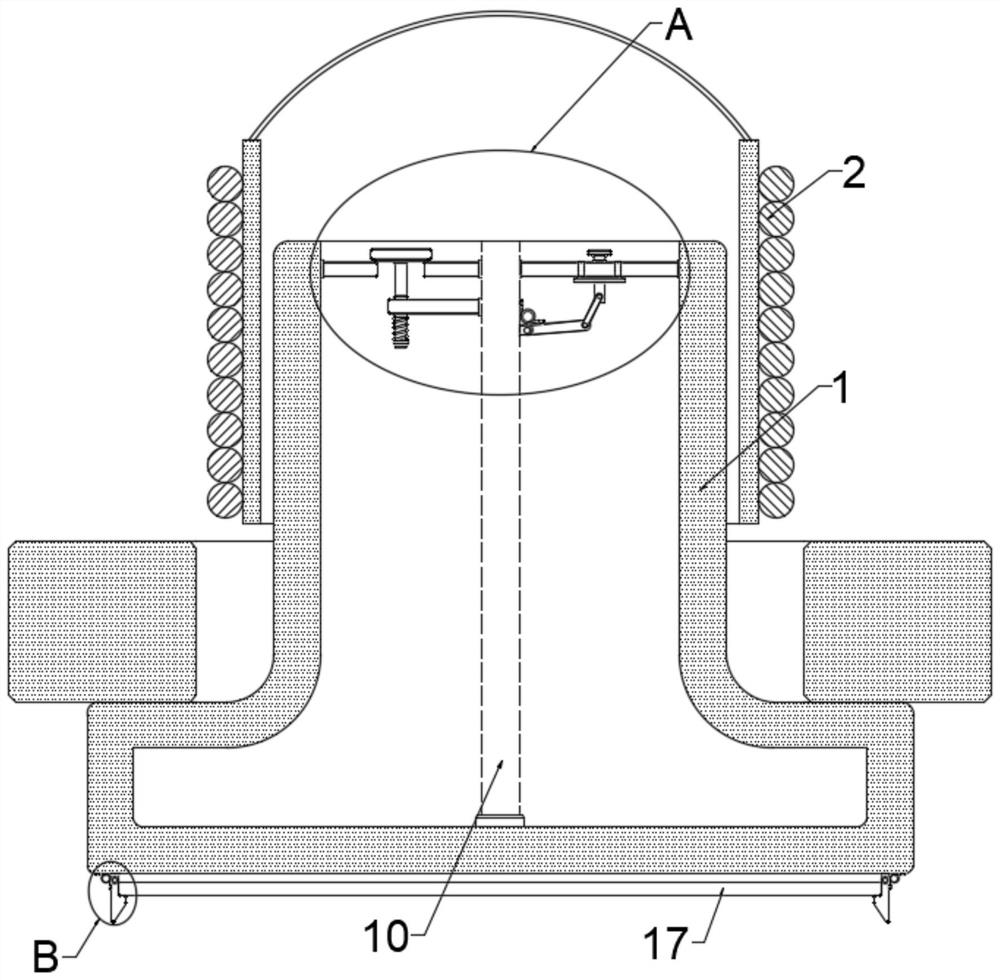 Lower clamping plate structure for loudspeaker