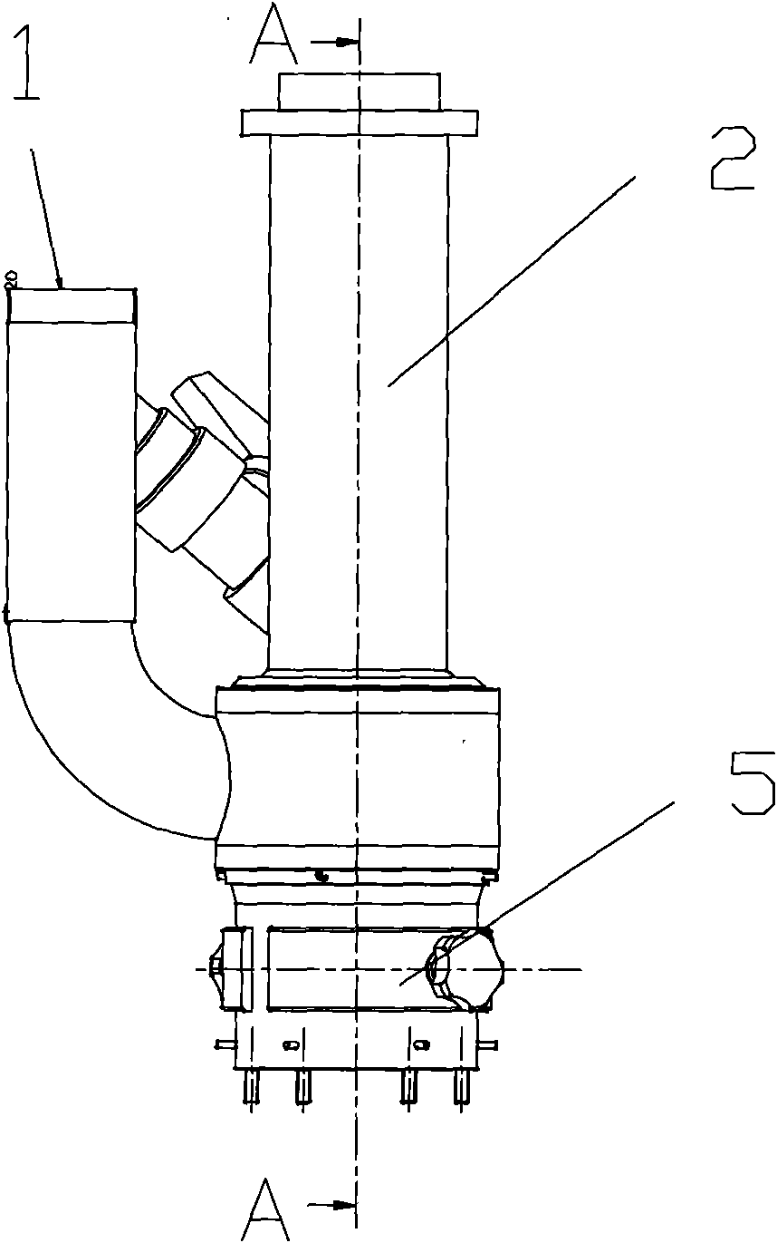 Integrated silt loosening and sucking device for removing silt