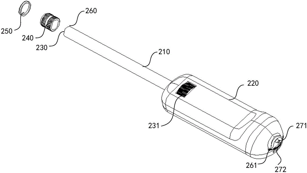 Vaginal uterine cervix examining and treating instrument