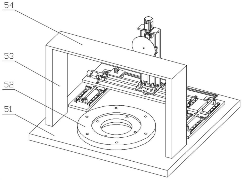 A single-spindle glass magnesium plate edge trimming machine and edge trimming method