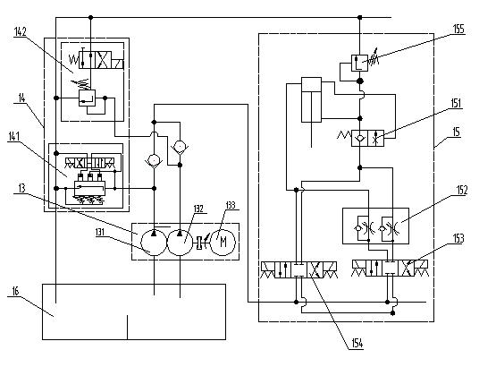 Elevator mechanism of automatic stacking device and control method