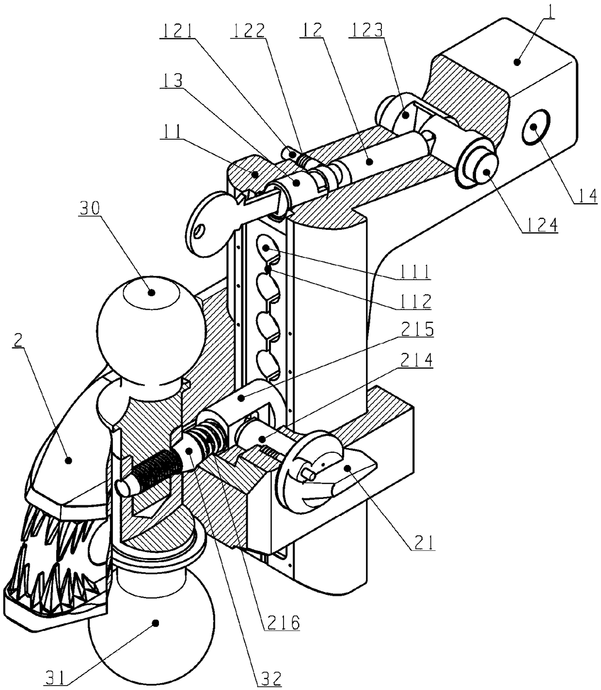 A trailer arm assembly