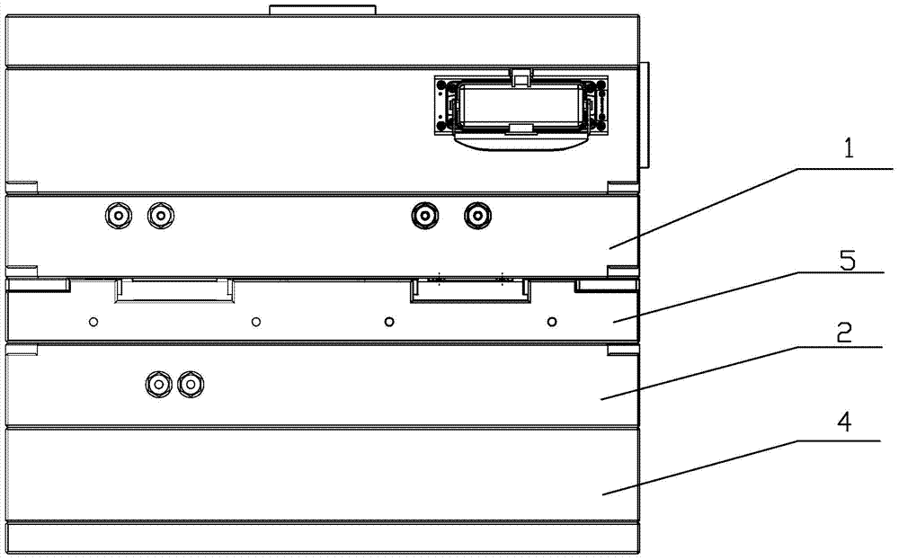 Two-color mold