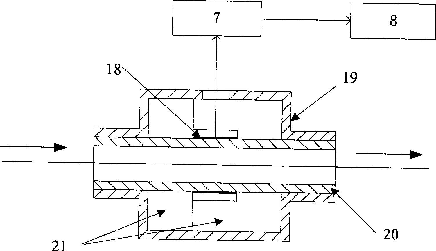 Oil liquid abrasive grain on-line monitoring method and system