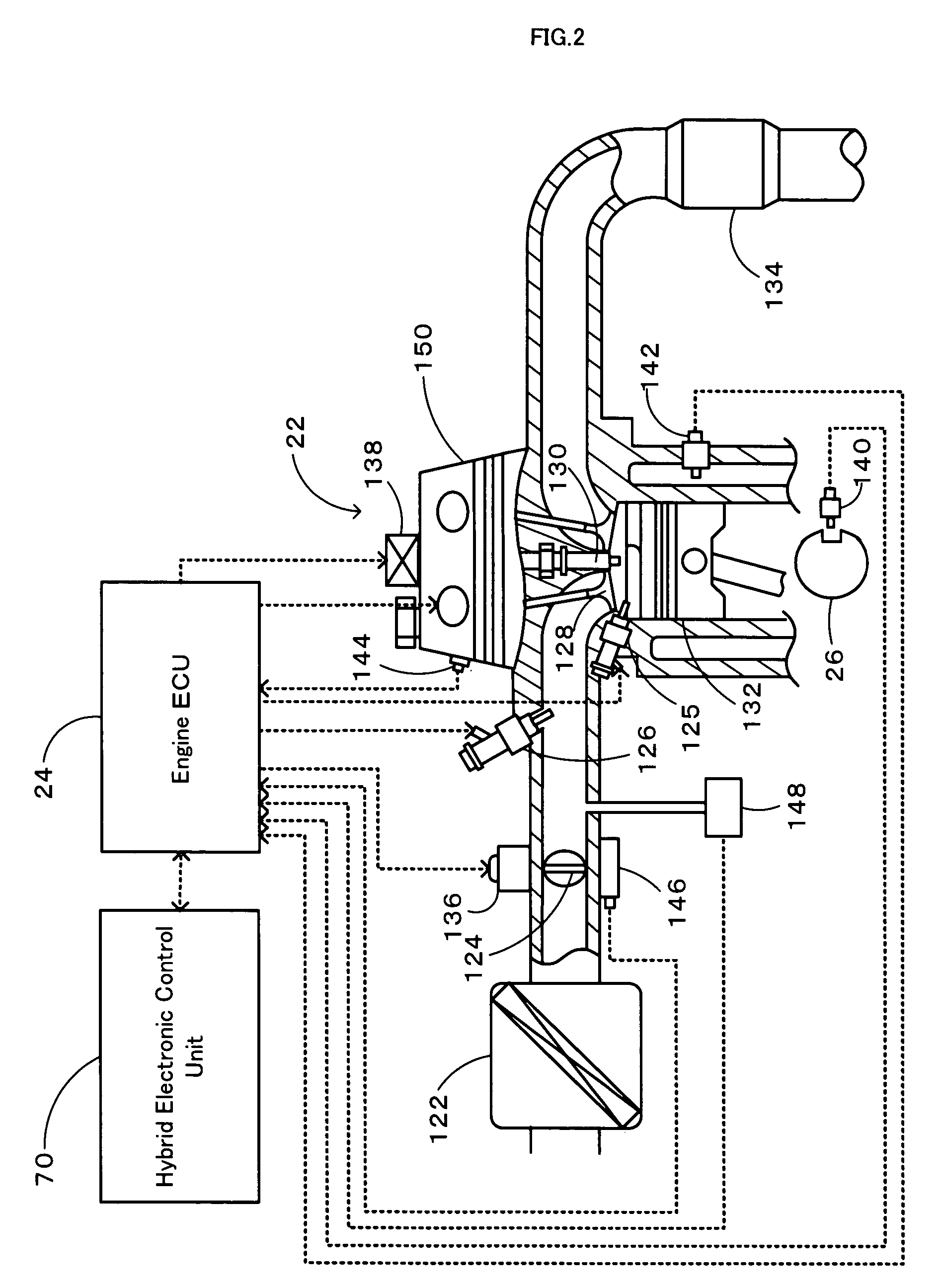 Power output apparatus, vehicle equipped with power output apparatus, and control method of power output apparatus