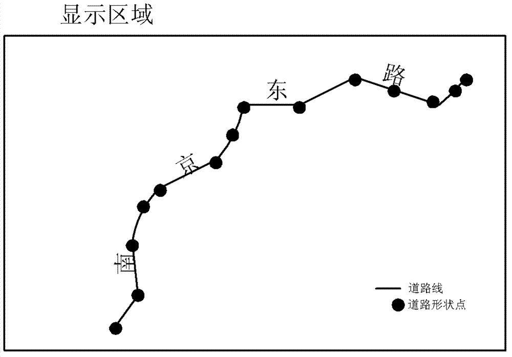 Road name display method, and apparatus, server and system thereof