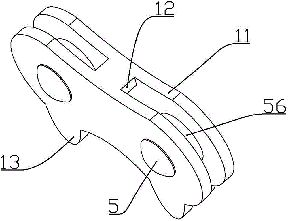 Saw chain of felling saw