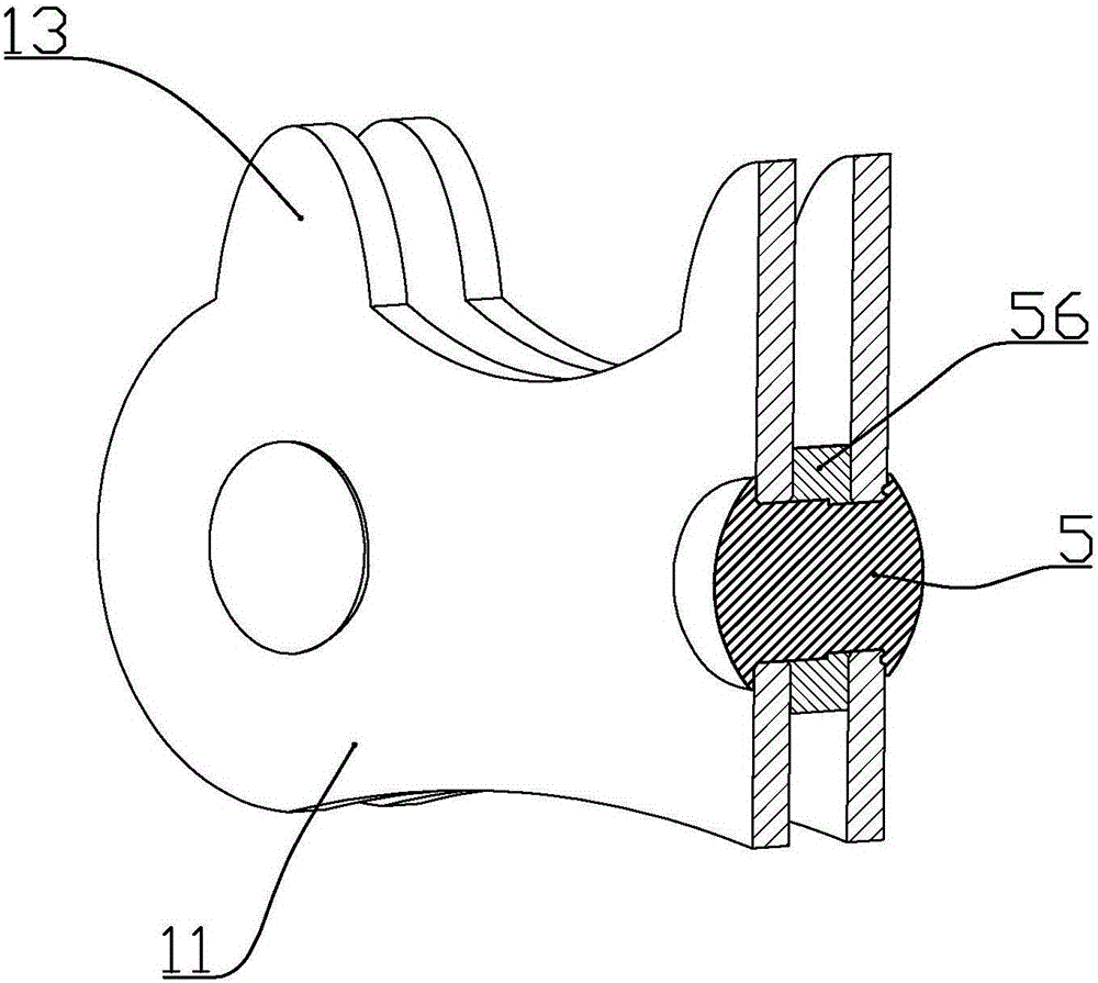 Saw chain of felling saw