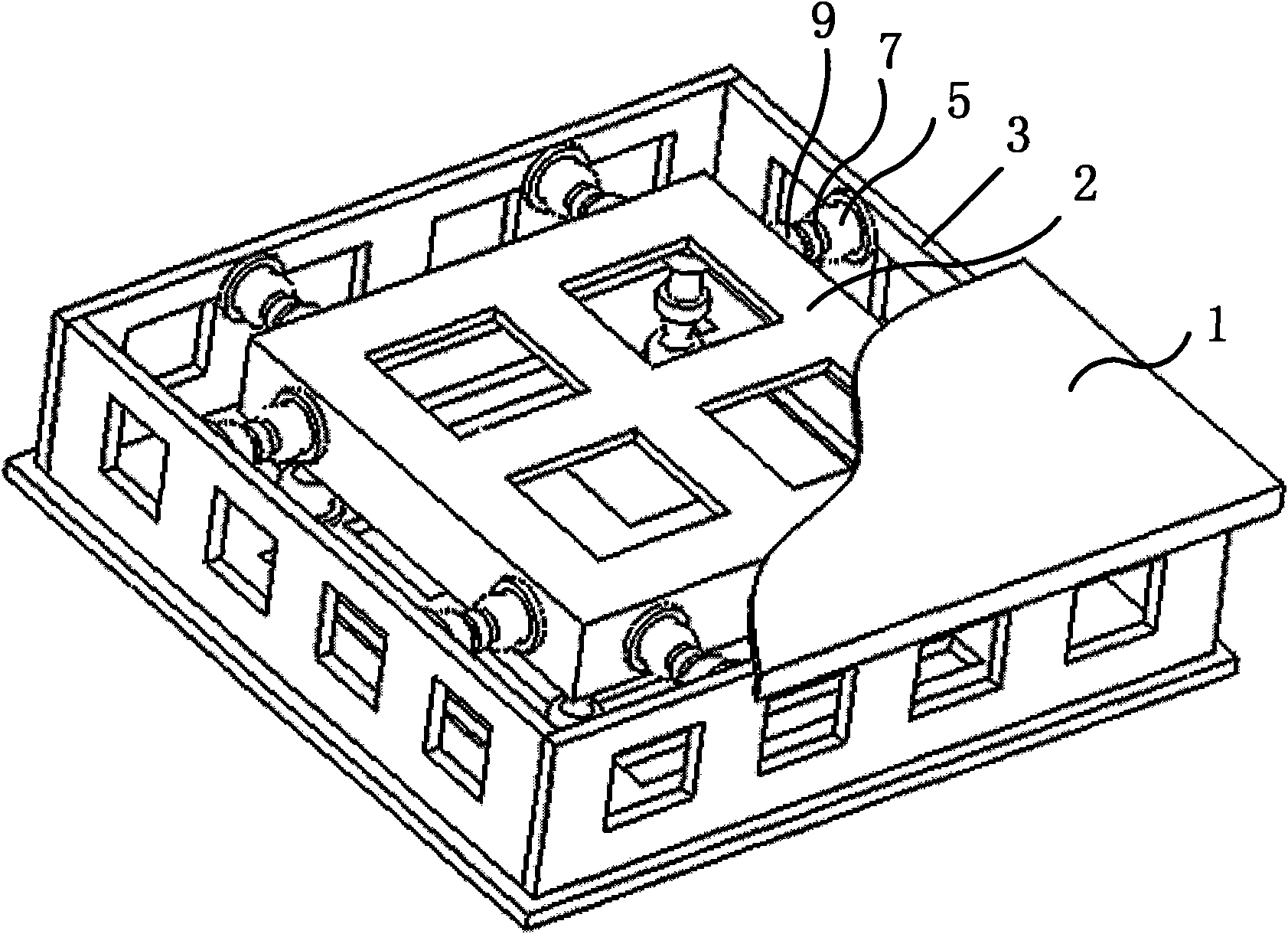 Over-constrained wide-range parallel sextuple force measuring platform