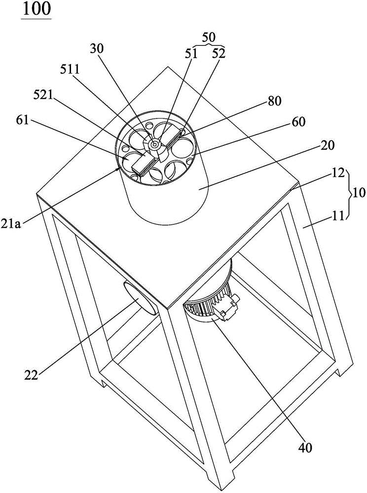 Hub flange cleaning machine