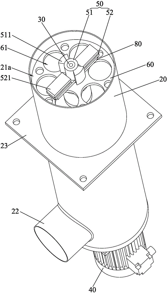 Hub flange cleaning machine