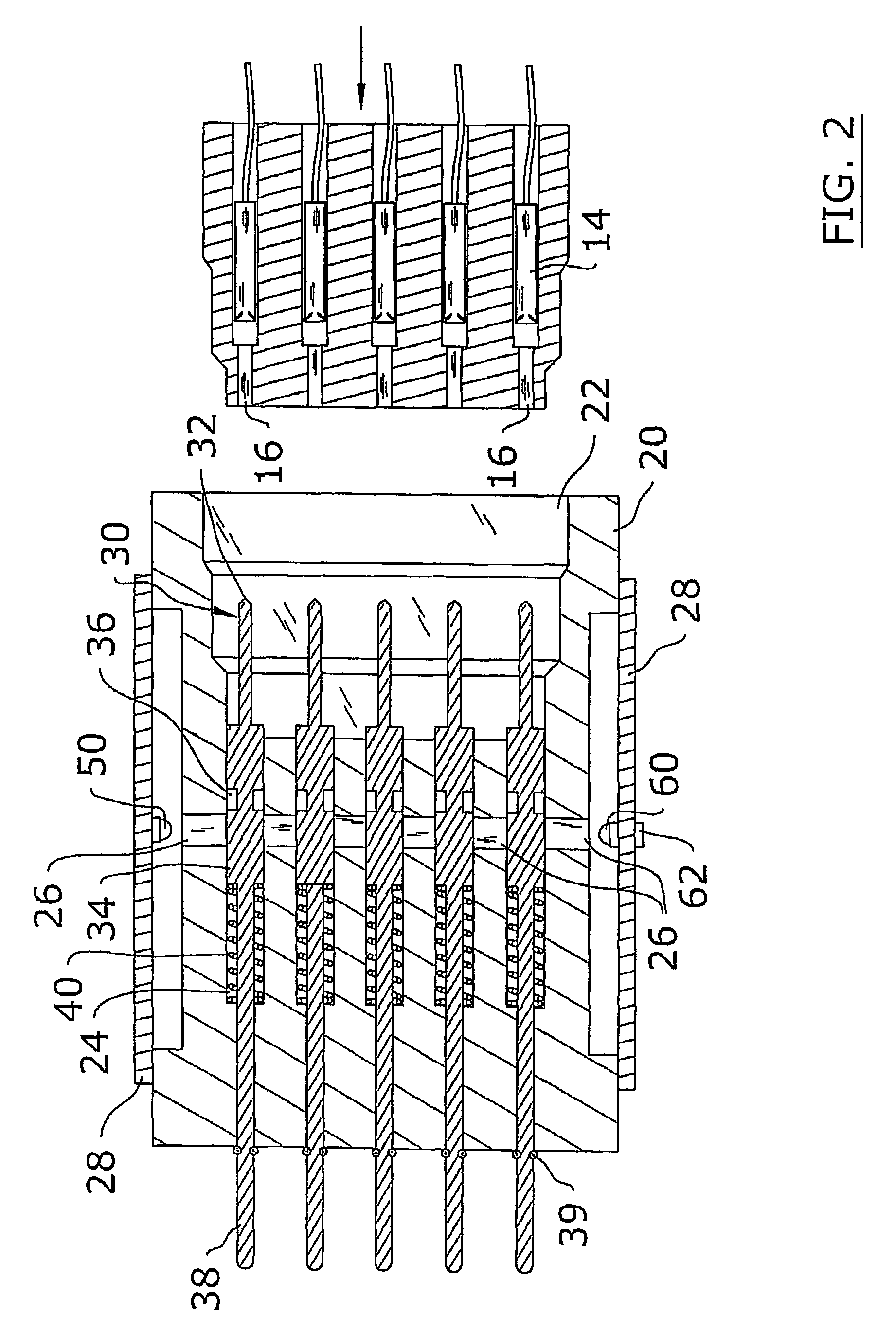 Low pin testing system