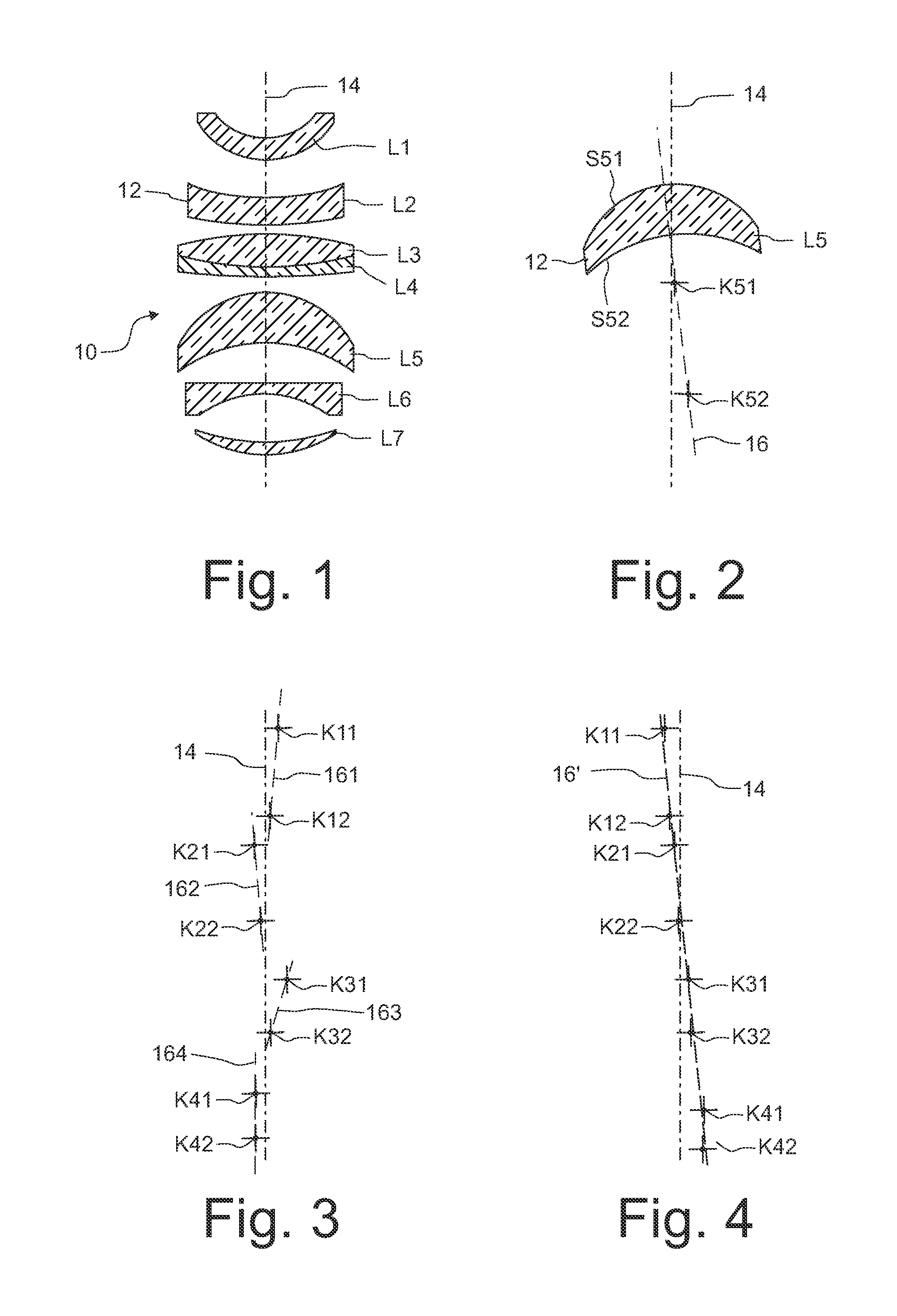 Measurement of the Positions of Centres of Curvature of Optical Surfaces of a Multi-Lens Optical System