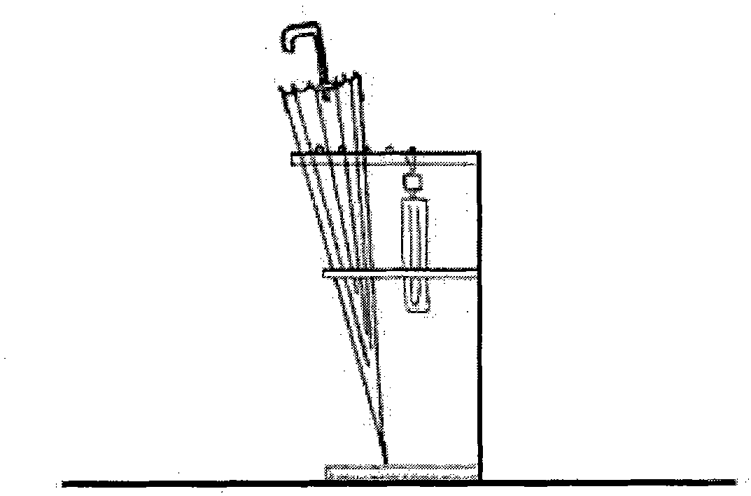 Layering type umbrella holder