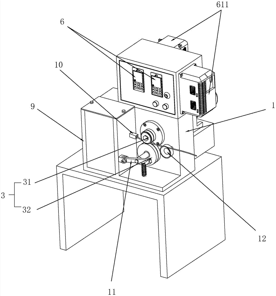 A double frequency conversion speed regulation granulator