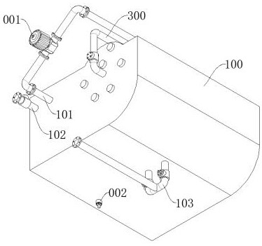 A periodic self-feeding water washing filter desizing machine