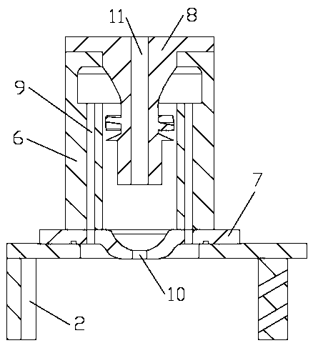 An integrated oil-free compressor and oil-free compression method
