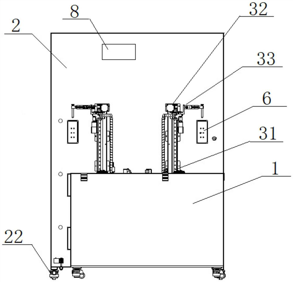 Sample storage device capable of automatic storage and taking