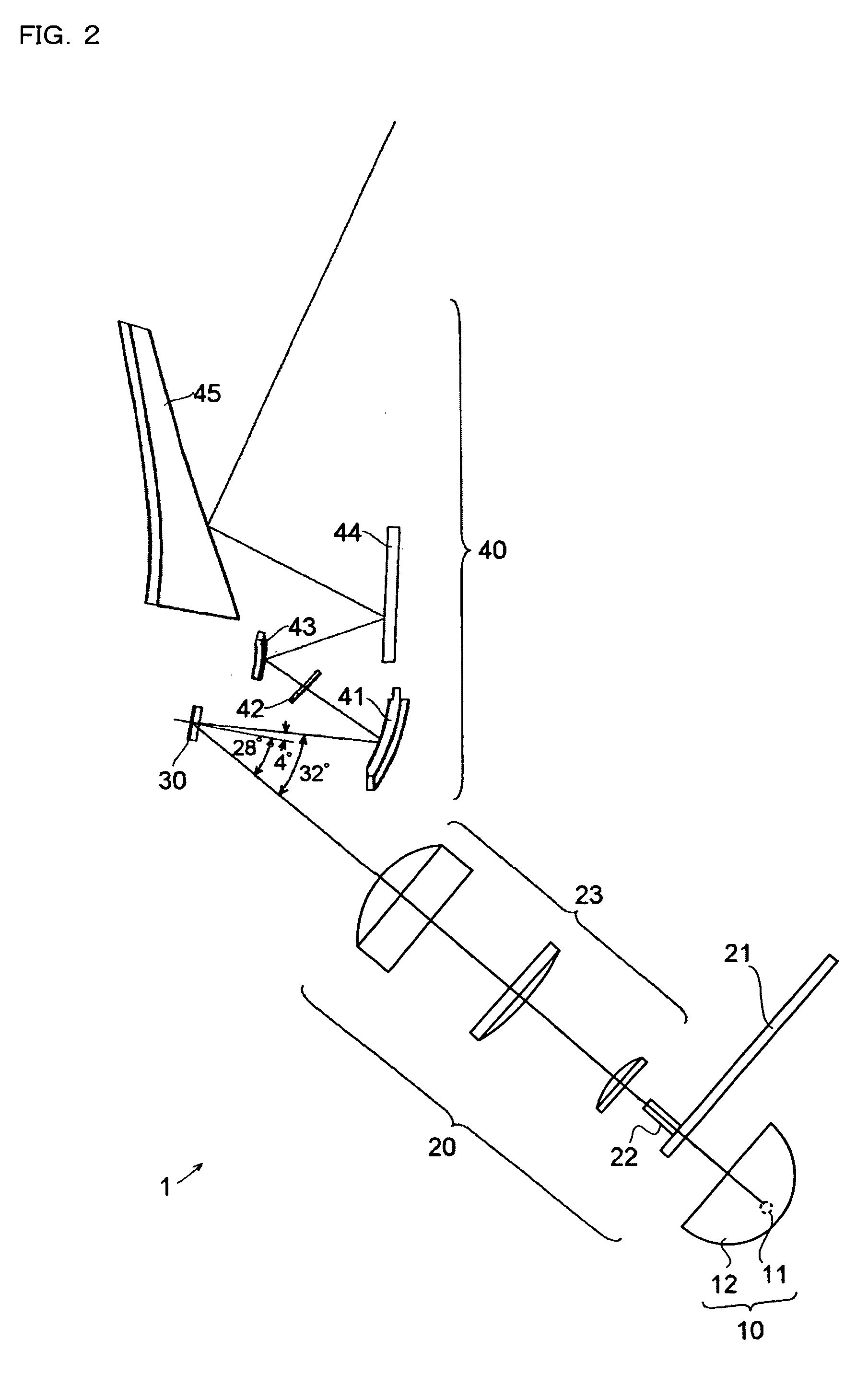 Image projection apparatus