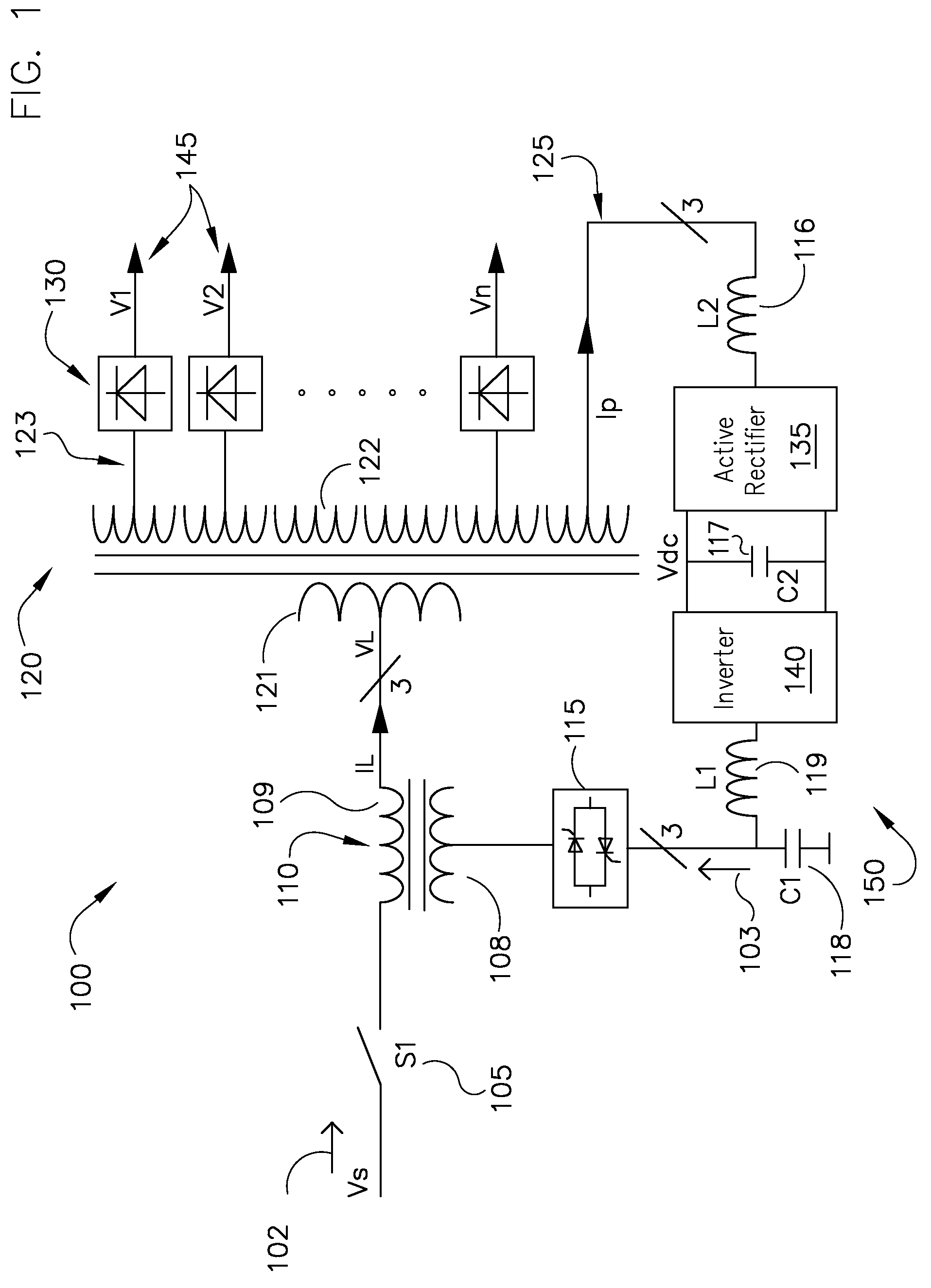 Power supply for supplying multi-channel, stable, isolated DC power and method of making same