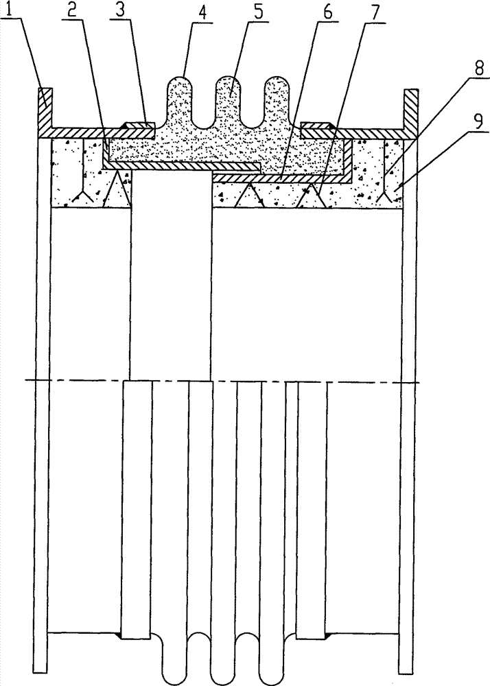 High-temperature prevention axial expansion joint