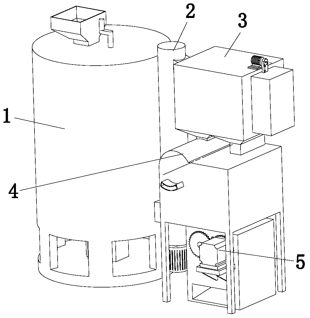 Wheat germ stripping device for laboratory