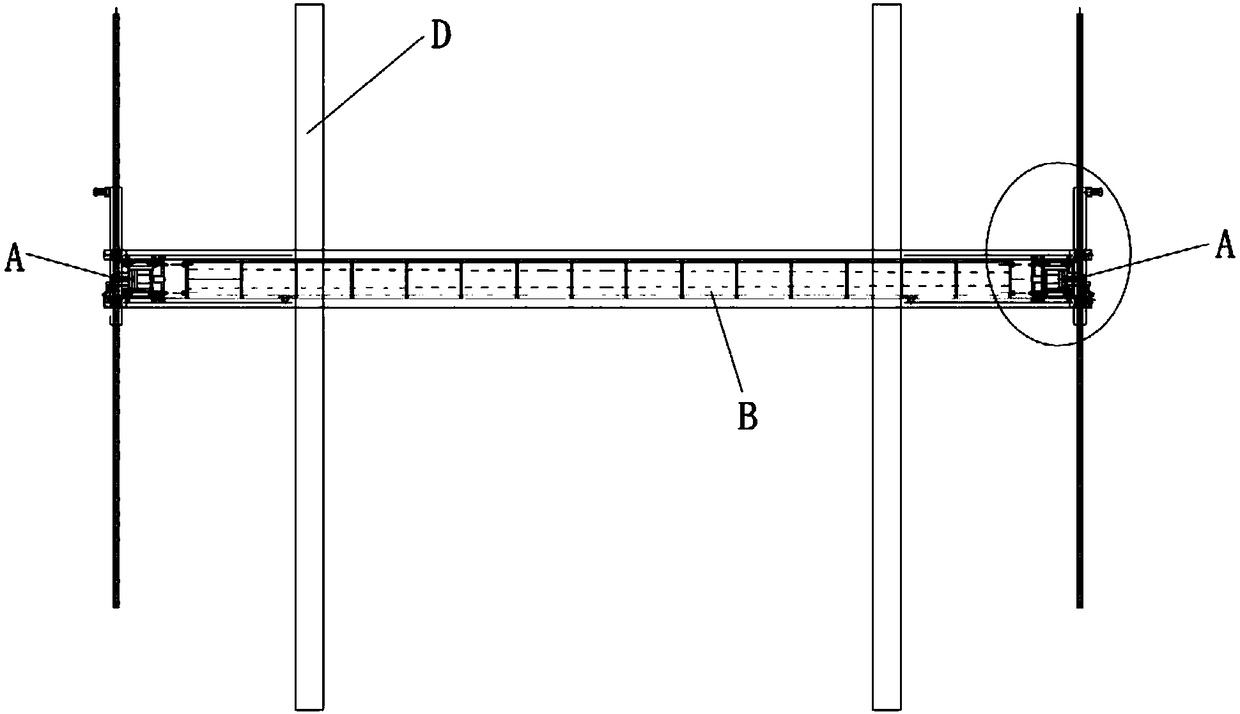 A kind of automatic turning equipment for cement utility pole manufacturing mold