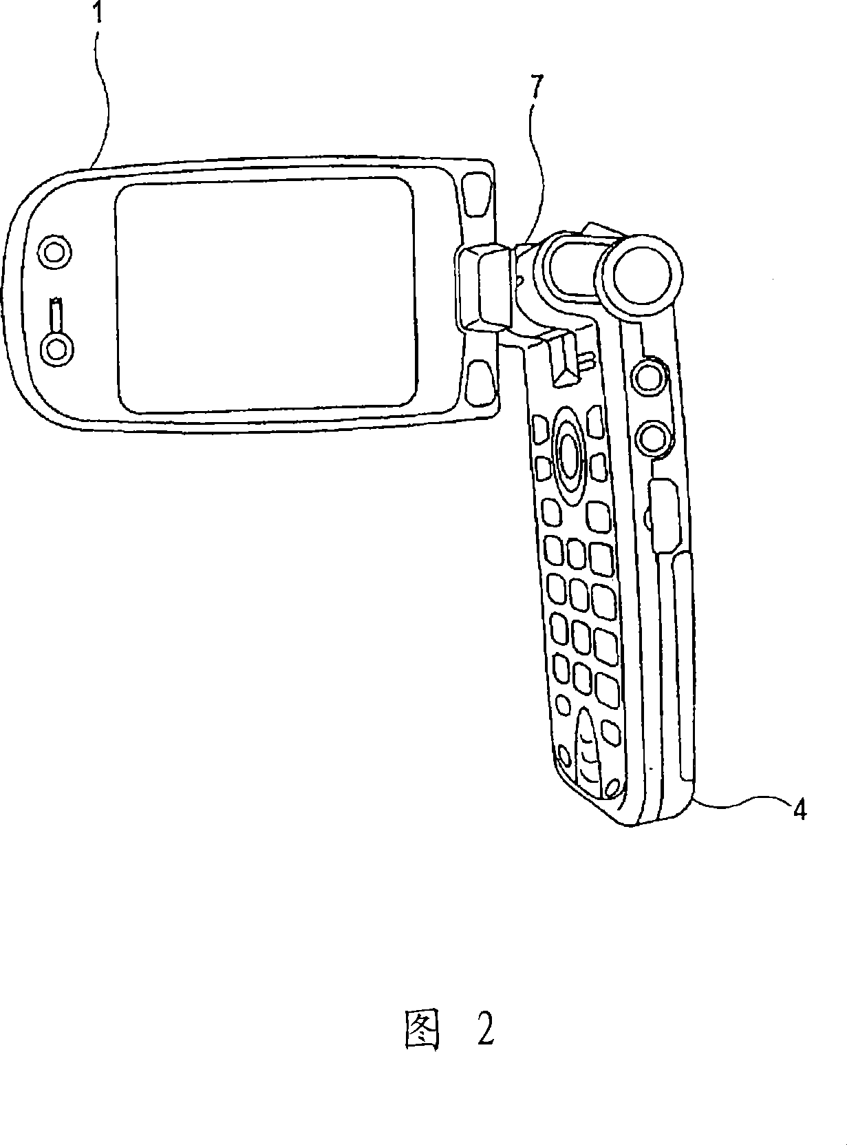 Double spindle hinge and personal digital assistant having the same