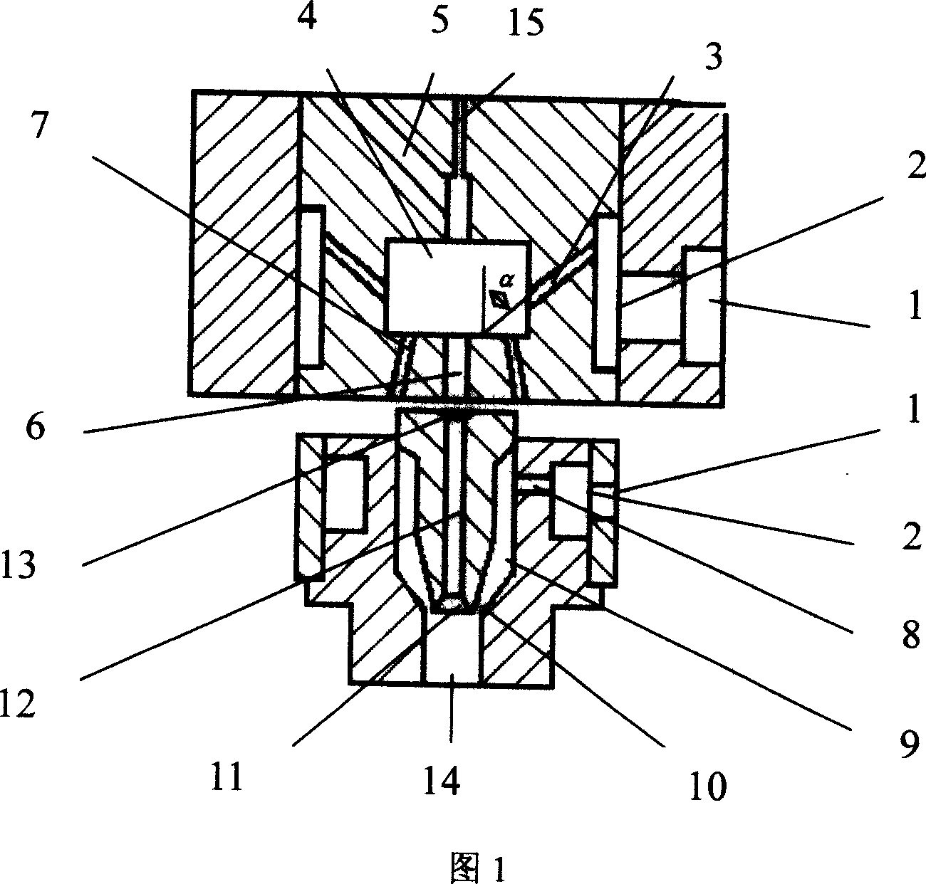 Processing apparatus for jet vortex spinning core spun yard