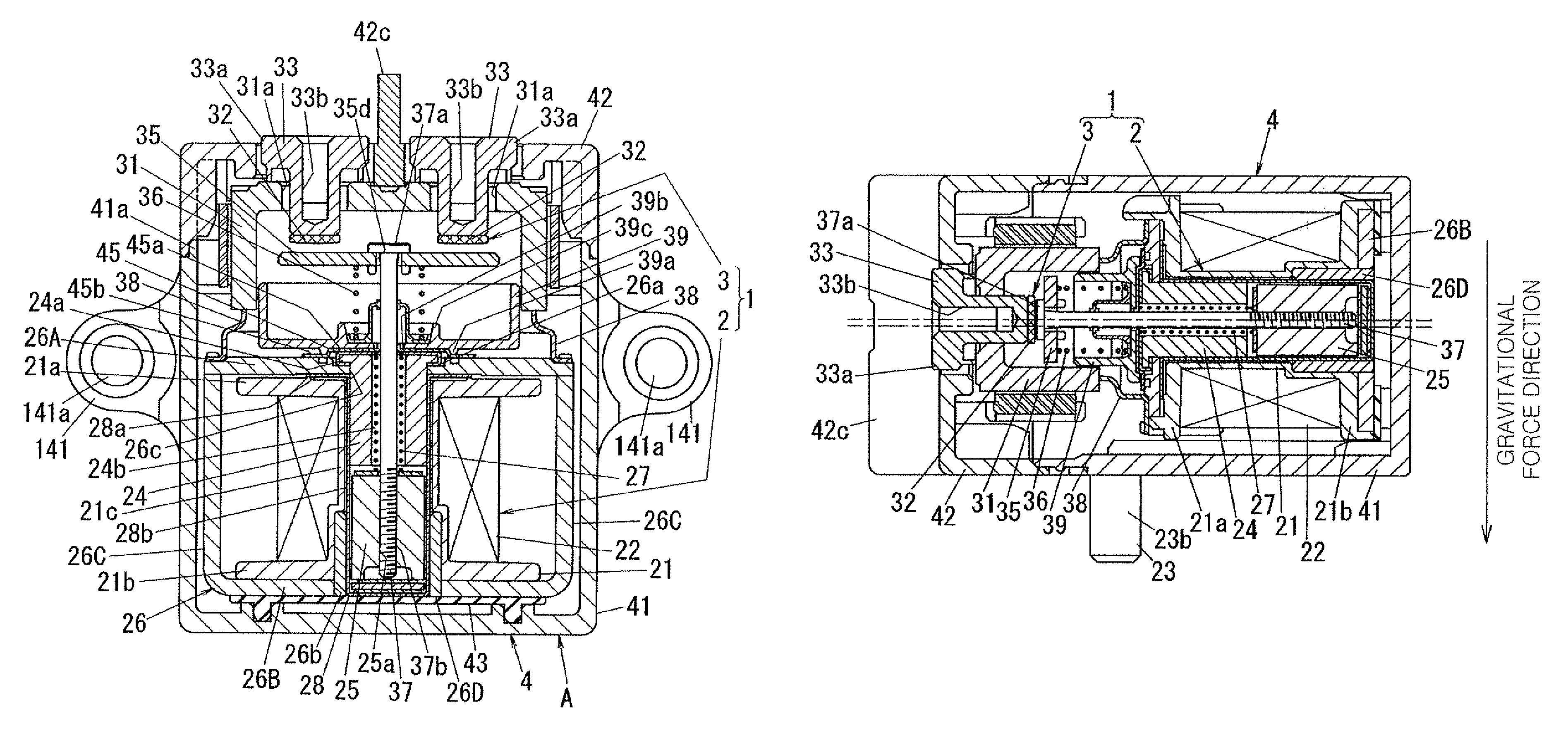 Sealed contact device