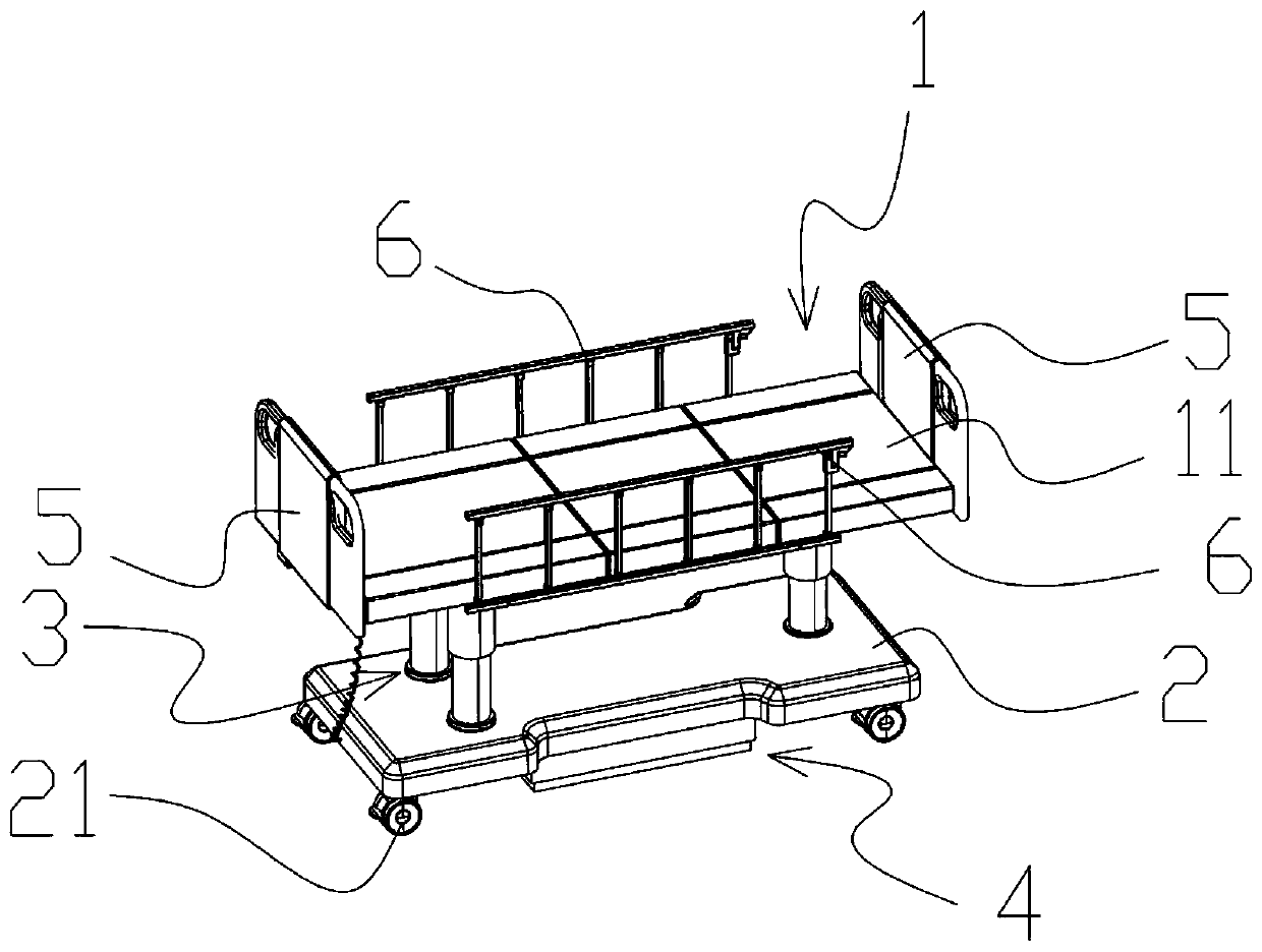 Multifunctional medical bed