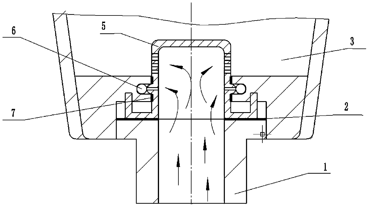 A swirling air flow fluidization device and a fluidization method for sheet materials