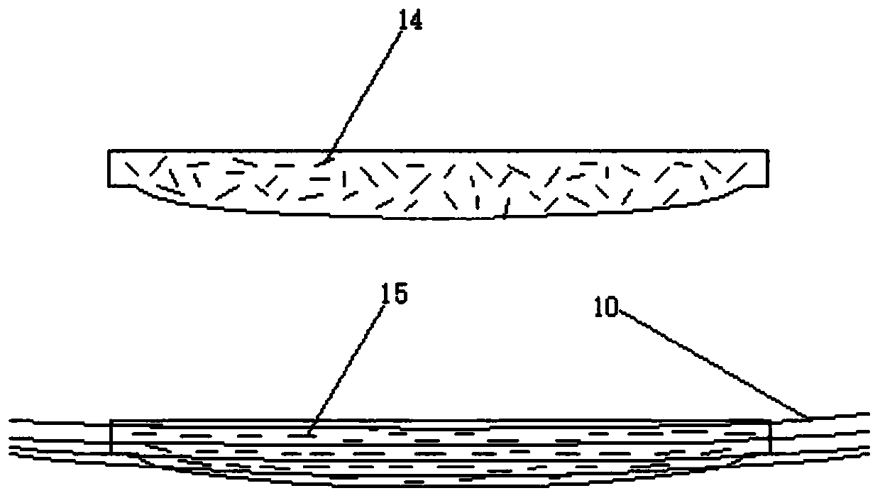 A kind of oriented steel fiber reinforced concrete square manhole cover prefabrication device and manufacturing method